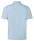 Maerz Subtle Mélange Cotton Polo Bright Aqua