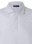 Maerz Subtle Mélange Cotton Polo Clear Silver