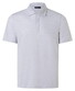 Maerz Subtle Mélange Cotton Polo Clear Silver