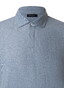 Maerz Subtle Mélange Cotton Polo Deep Sea