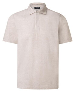 Maerz Subtle Mélange Cotton Poloshirt Frappuccino