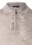 Maerz Summer Merino Extrafine Zipper Trui Iced Latte
