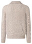 Maerz Texture Knit Merino Extrafine No Button Polo Collar Pullover Mascarpone Cream