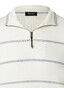 Maerz Troyer Zip Luxury Stripe Detail Pullover Off White