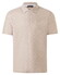 Maerz Uni Color Diagonal Check Texture Pattern Polo Frappuccino