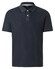 Maerz Uni Color Diagonal Check Texture Pattern Polo Navy