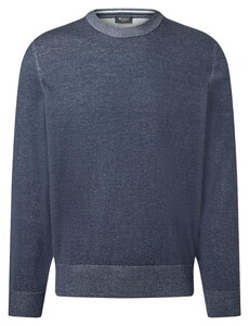 Maerz Uni Color Fine Cotton Knit Pullover Dawn Blue