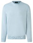 Maerz Uni Color Fine Cotton Knit Trui Bright Aqua