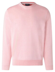 Maerz Uni Color Fine Cotton Knit Trui Shiny Flamingo