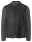 Maerz Uni Color Knit Blazer Cardigan Stand-Up Collar Dark Grey Melange