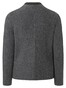 Maerz Uni Color Knit Blazer Cardigan Stand-Up Collar Vest Dark Grey Melange