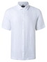 Maerz Uni Color Light Linnen Kent Collar Overhemd Pure White