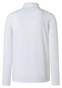 Maerz Uni Color Long Sleeve Jersey Garment Dye Poloshirt Pure White