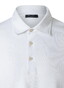 Maerz Uni Color Long Sleeve Jersey Garment Dye Poloshirt Pure White