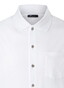 Maerz Uni Color Long Sleeve Soft Cotton Jersey Overhemd Pure White