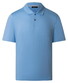 Maerz Uni Color Luxury Mercerized Cotton Polo Blue Sky