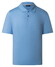 Maerz Uni Color Luxury Mercerized Cotton Poloshirt Blue Sky