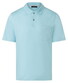 Maerz Uni Color Luxury Mercerized Cotton Poloshirt Bright Aqua