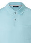 Maerz Uni Color Luxury Mercerized Cotton Poloshirt Bright Aqua