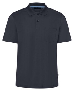 Maerz Uni Color Luxury Mercerized Cotton Poloshirt Navy
