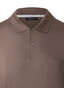 Maerz Uni Color Luxury Mercerized Cotton Poloshirt Pale Brown