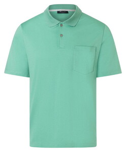 Maerz Uni Color Luxury Mercerized Cotton Poloshirt Sour Apple