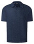 Maerz Uni Color No Buttons Merino Extrafine Polo Nimes Blue