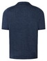Maerz Uni Color No Buttons Merino Extrafine Polo Nimes Blue