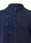 Maerz Uni Color Organic Cotton Cardigan Zip Vest Dawn Blue