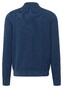 Maerz Uni Color Organic Cotton Cardigan Zip Vest Deep Sea