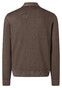 Maerz Uni Color Texture Knit Wool Vest Brownie