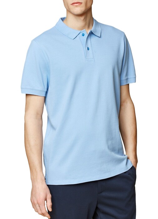 Maerz Uni  Poloshirt in kleur Star Blue Jan Rozing Mannenmode