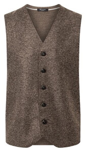 Maerz Uni Superfine Merino Gilet Brownie