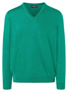 Maerz V-hals Trui Green Emerald