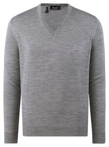 Maerz V-hals Trui Mercury Grey