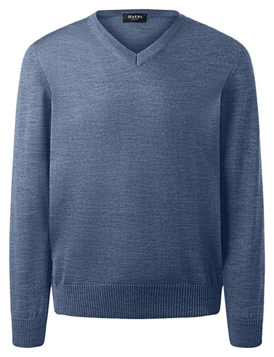 Maerz V-hals Trui Nimes Blue