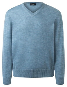 Maerz V-hals Trui Polar Blue