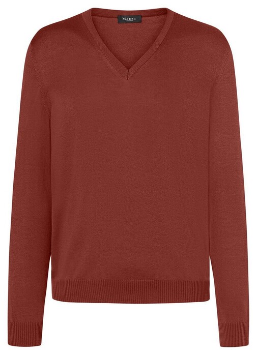 Maerz V-hals Trui Red Planet