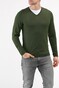 Maerz V-Neck Merino Extrafine Trui Camouflage Green