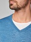 Maerz V-Neck Merino Extrafine Trui Copen Blue