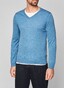 Maerz V-Neck Merino Extrafine Trui Copen Blue