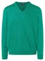 Maerz V-Neck Merino Superwash Pullover Green Emerald