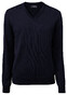 Maerz V-Neck Merino Superwash Pullover Navy