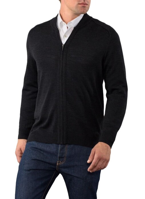 Maerz Vest Merino Antraciet