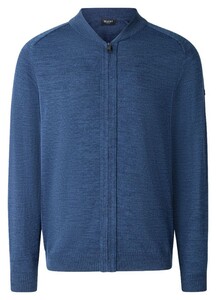 Maerz Vest Merino Cardigan Deep Sea