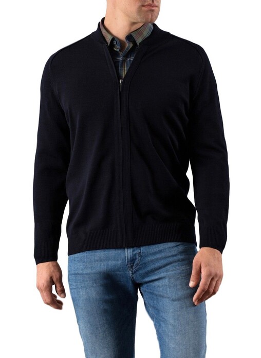 Maerz Vest Merino Navy