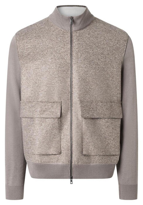 Maerz Warm Cardigan Merino Extrafine Two-Way Zip Cedar Wood