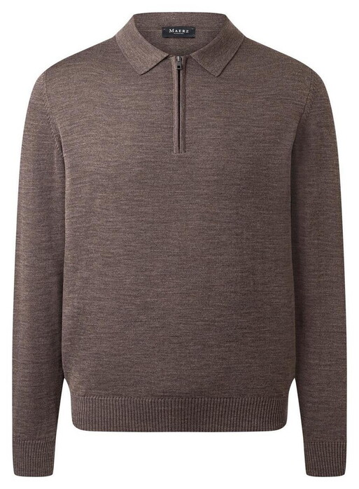 Maerz Zipper Pullover Brownie