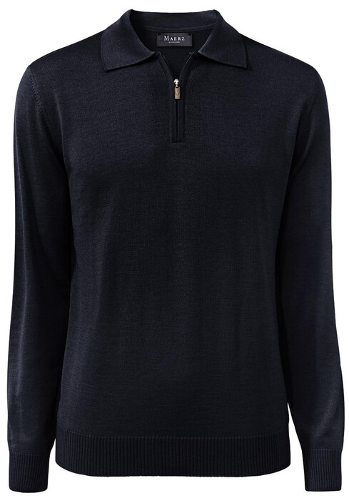 Maerz Zipper Trui Navy