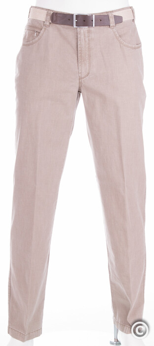 MENS Dallas Swing-Pocket Structure Broek Licht Zand
